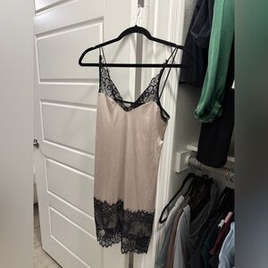 Topshop Lace Trim dress